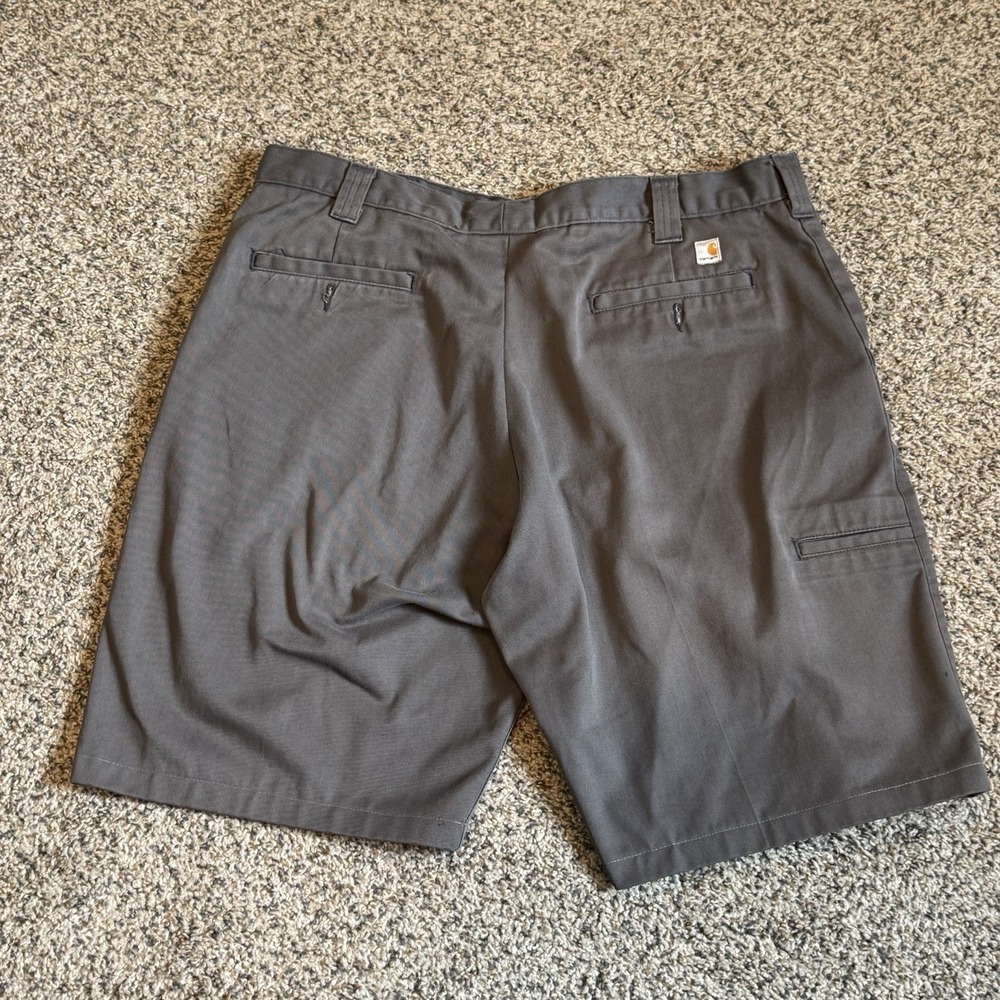 Carhartt Dark Grey Work Shorts Size 42 Original Fit - Picture 5 of 7